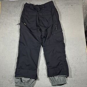 Burton DryRide Snowboard Ski Pants Men Large Baggy Black Waterproof Cargo #2173